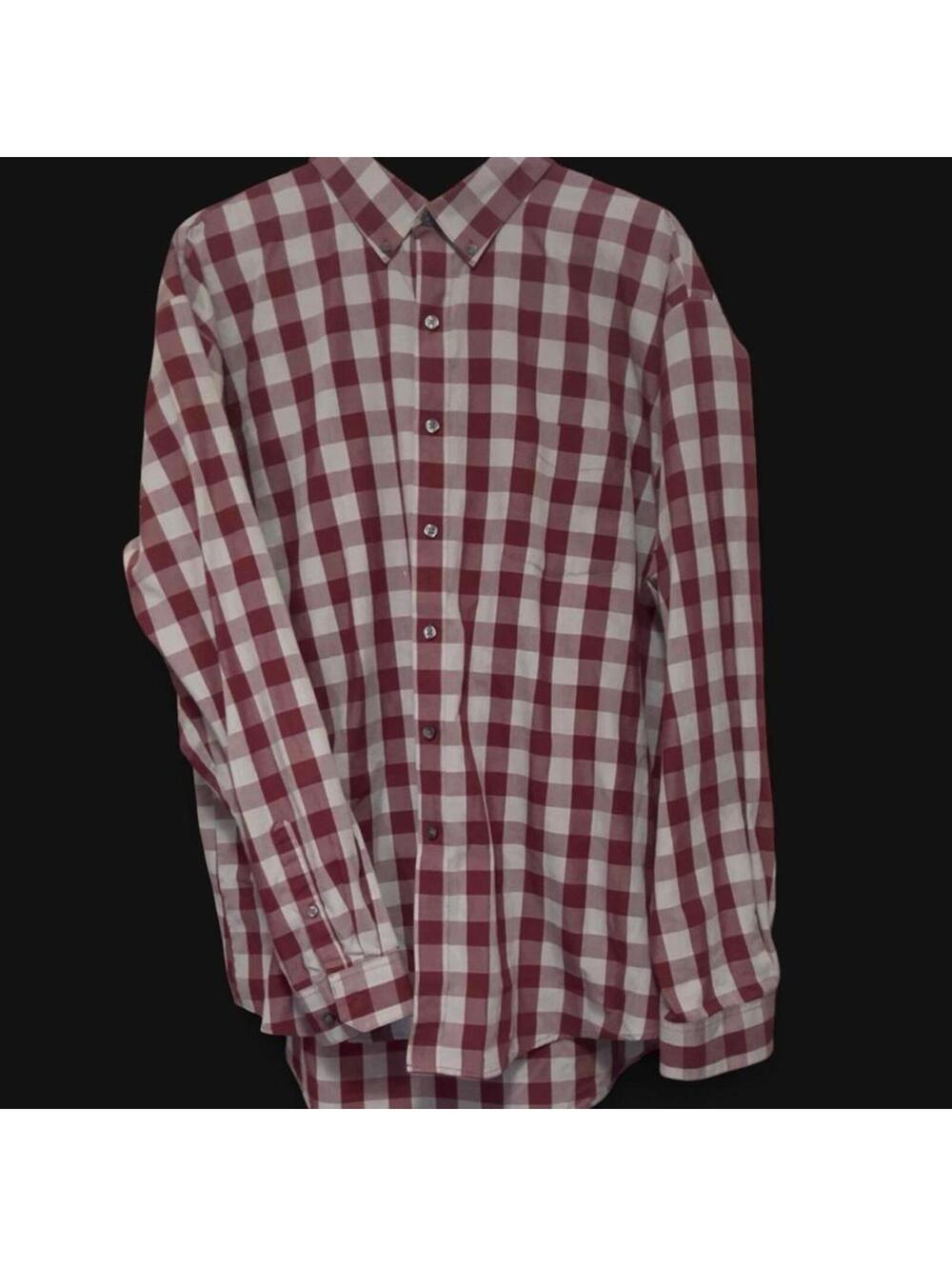 Van Heusen Men's Red and Multi Shirt